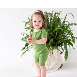 Kyte Baby Short Sleeve Pajama Set in Palm